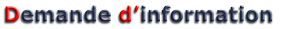 Demande d’information